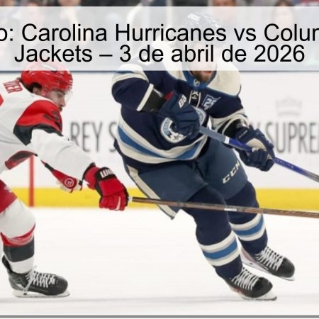 Carolina Hurricanes Vs Columbus Blue Jackets – April 3, 2026