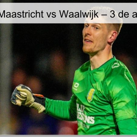 Pronóstico Maastricht vs Waalwijk – 3 de abril de 2026