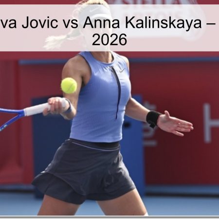 Iva Jovic Vs Anna Kalinskaya – April 3, 2026