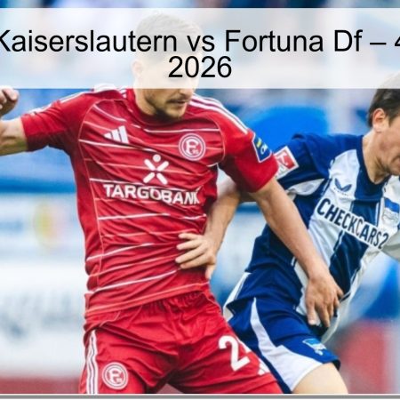 Pronóstico Kaiserslautern vs Fortuna Df – 4 de abril de 2026