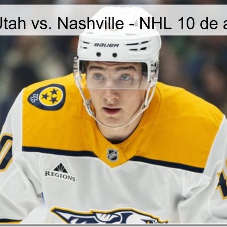 Pronóstico Utah vs. Nashville – NHL 10 de abril de 2026
