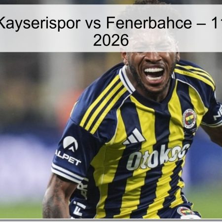Pronóstico Kayserispor vs Fenerbahce – 11 de abril de 2026
