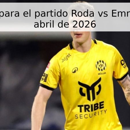 Pronóstico para el partido Roda vs Emmen – 17 de abril de 2026