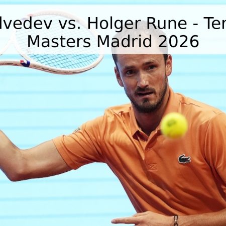 Daniil Medvedev vs. Holger Rune – Tercer Ronda Masters Madrid 2026
