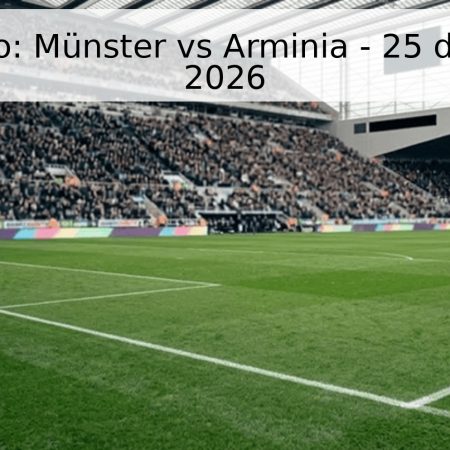 Pronóstico: Münster vs Arminia – 25 de abril de 2026
