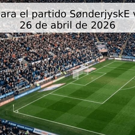 Pronóstico para el partido SønderjyskE vs Brøndby – 26 de abril de 2026