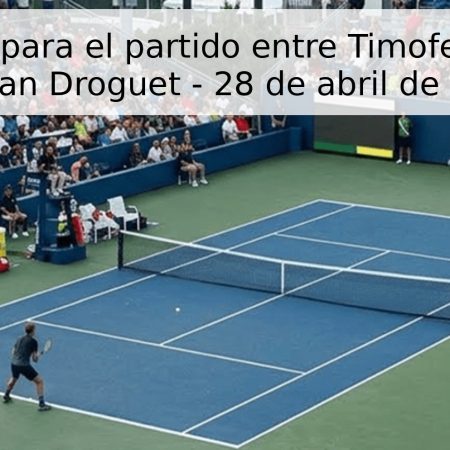 Pronóstico para el partido entre Timofey Skatov y Titouan Droguet – 28 de abril de 2026